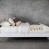 Lewis Bed, White, Side
