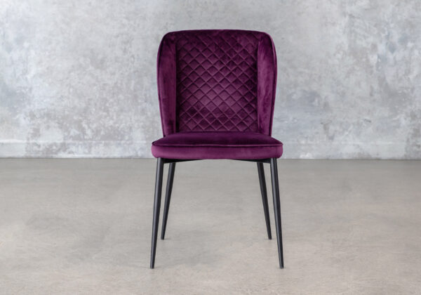 Liberty Dining Chair, Purple, Front