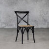 Avenue Dining Chair in Black, Angle