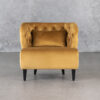 Becky Chair in Mustard, Front