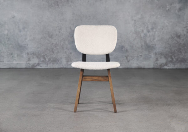 Declan Dining Chair in Cream, Front