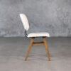 Declan Dining Chair in Cream, Side