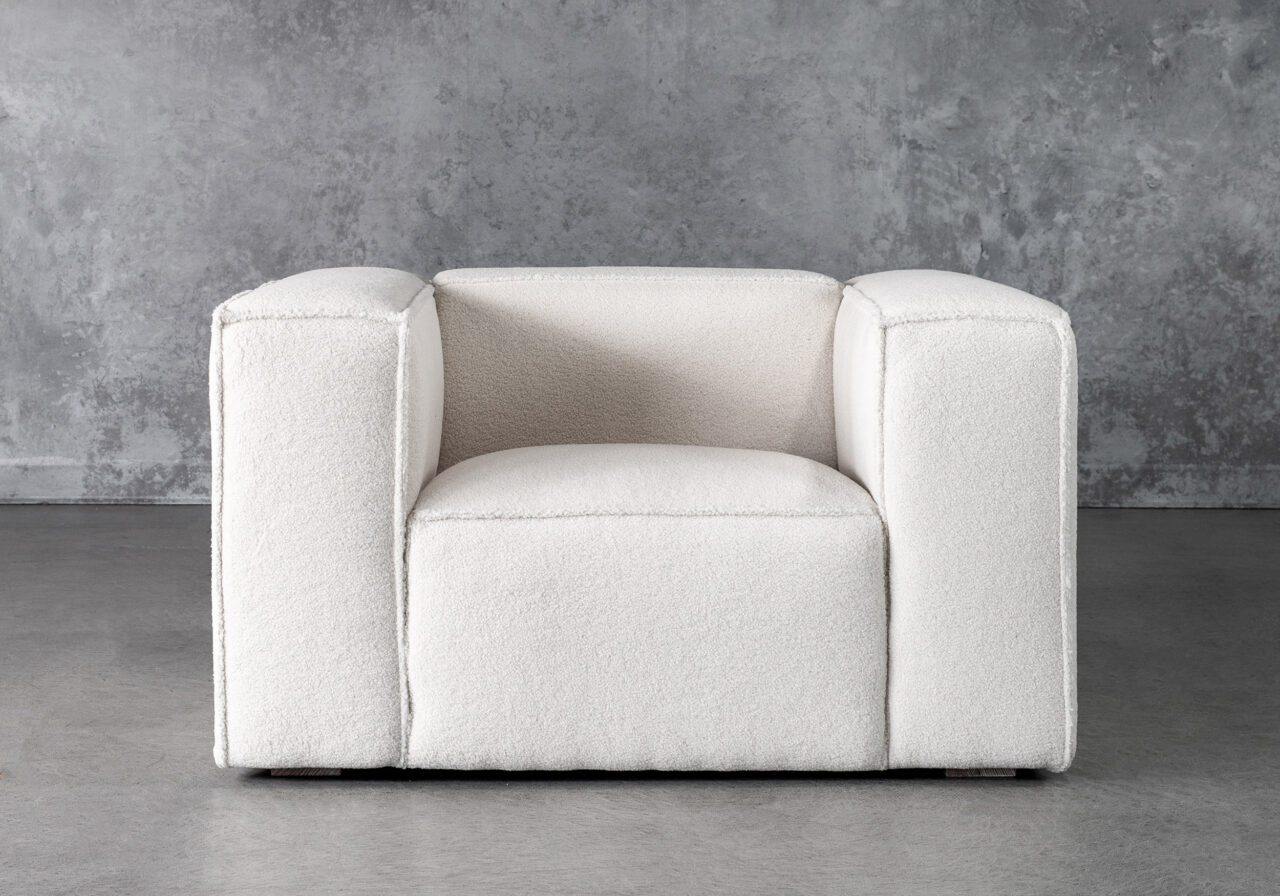 Emma Chair in Cream, Front