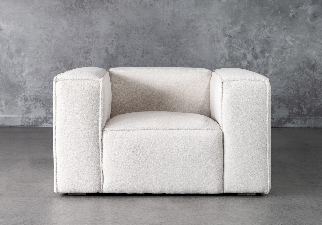 Emma Chair in Cream, Front