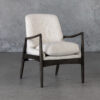 Hershey Chair in Cream, Angle
