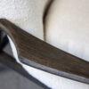 Hershey Chair in Cream, Close Up