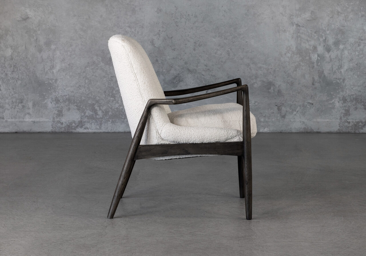 Hershey Chair in Cream, Side