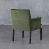 Jeanette Chair in Green, Back