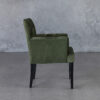 Jeanette Chair in Green, Side