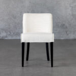 Jonny Dining Chair in Cream P295, Front