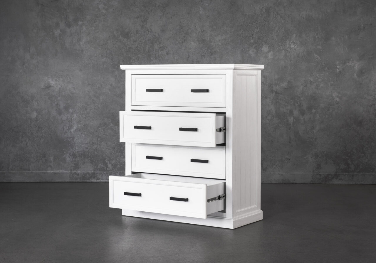 Lewis High Chest, Angle, Open