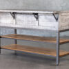 Mita Kitchen Island, Back, Angle