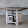 Pueblo Grey Counter Table, Angle