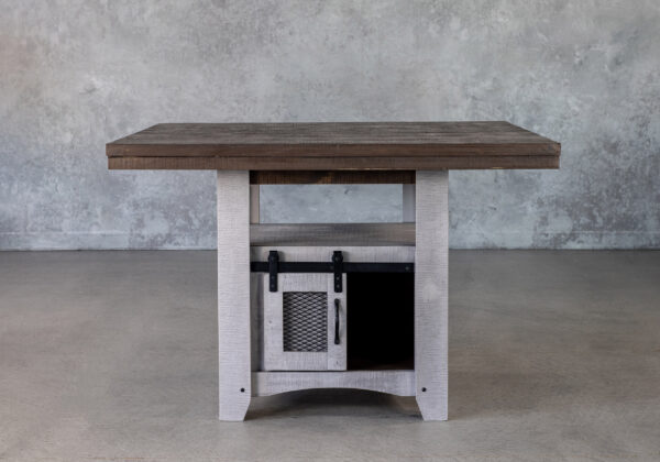 Pueblo Grey Counter Table, Front