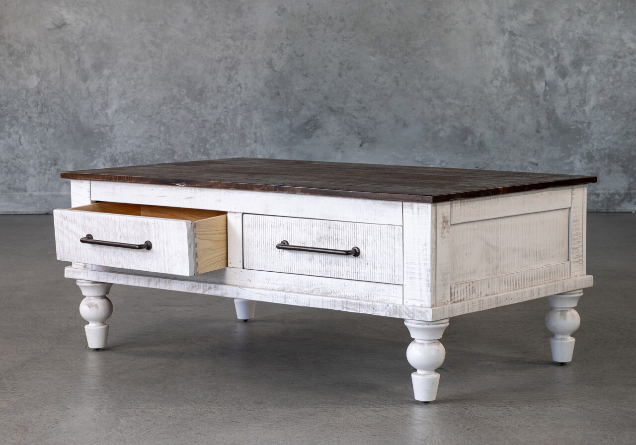 Rock Valley Coffee Table, Angle, Open