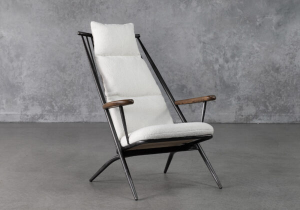 Sean Chair in Cream, Angle Sean Chair in Cream, Angle
