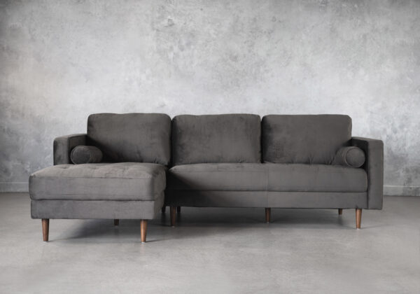 Cooper Sectional C649 Grey, Front, SL