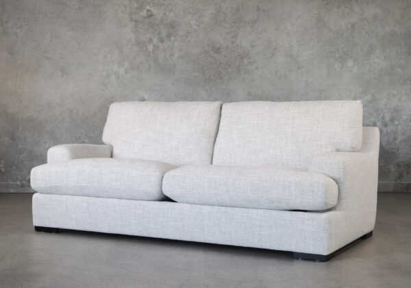 Nino Sofa in Light Grey A303, Angle