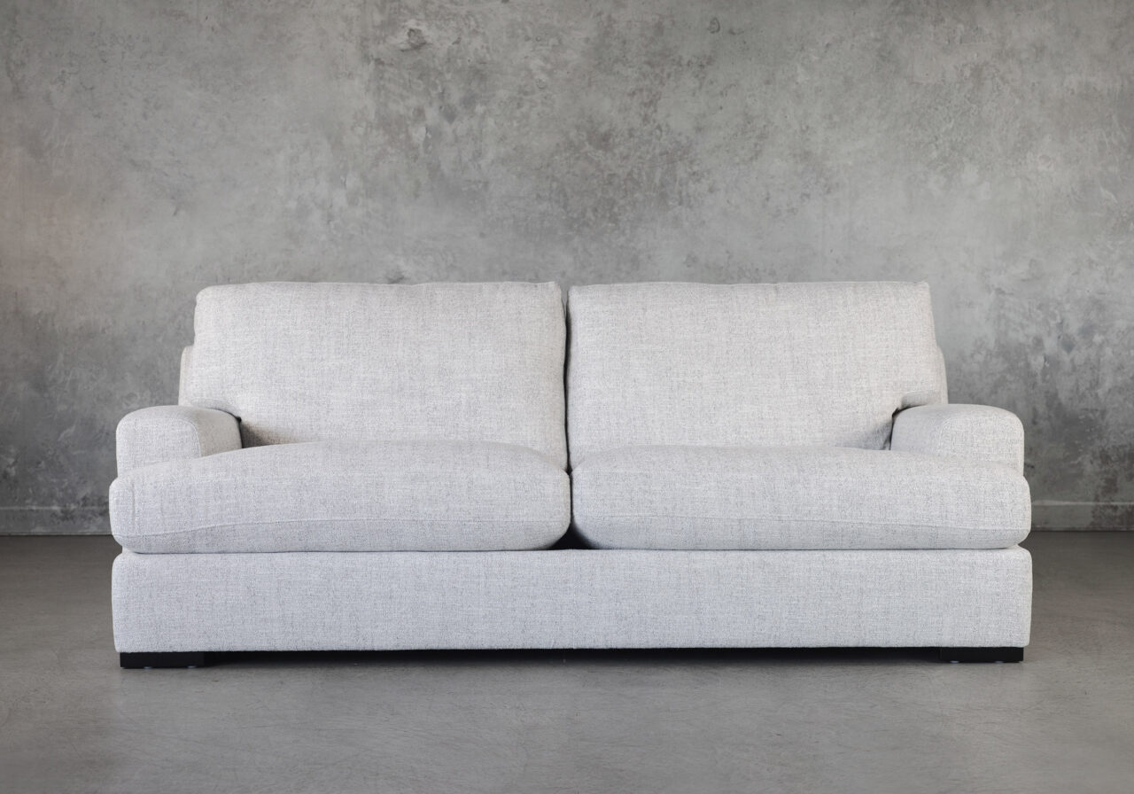 Nino Sofa in Light Grey A303, Front