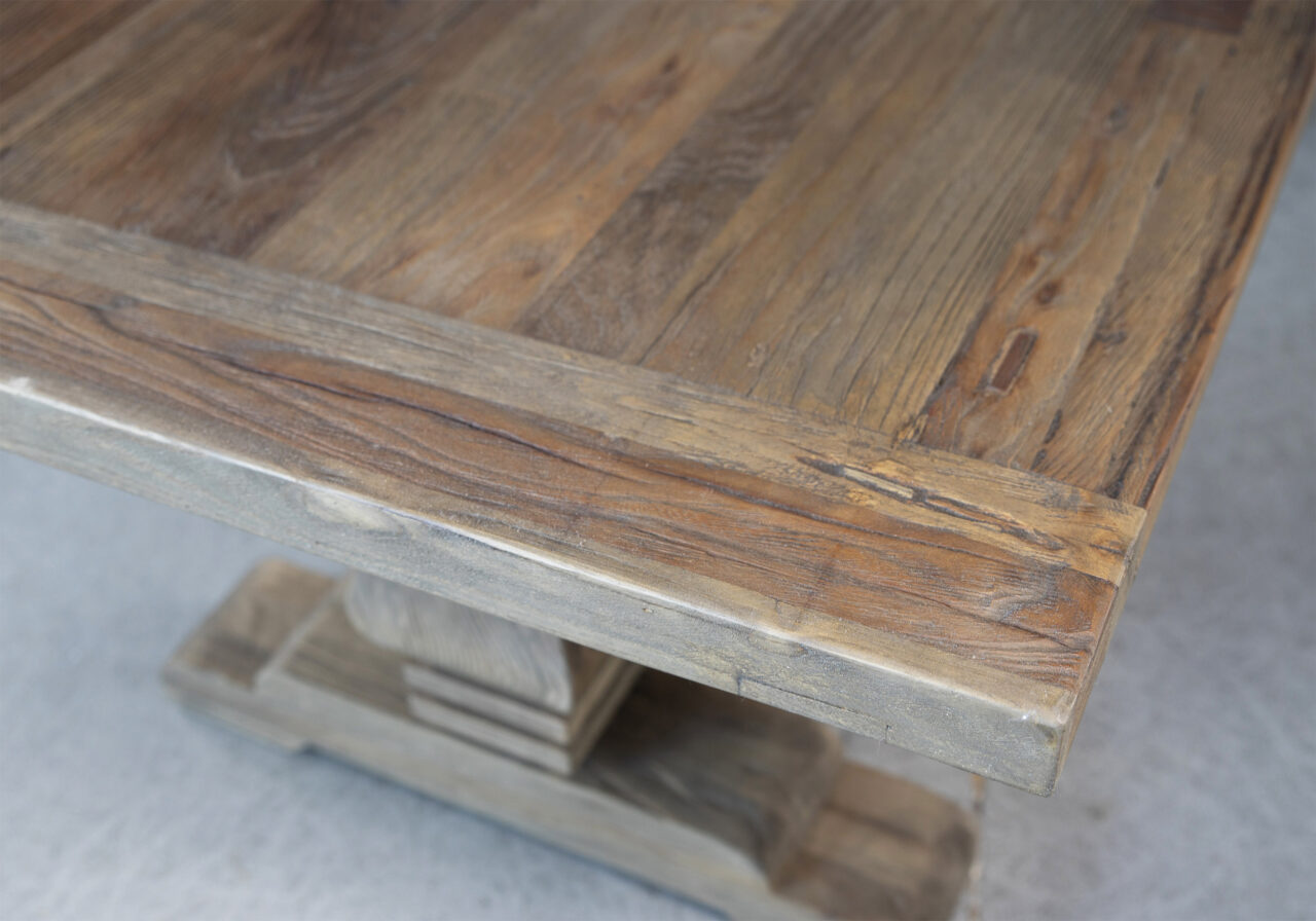 Trestle Coffee Table, Close Up
