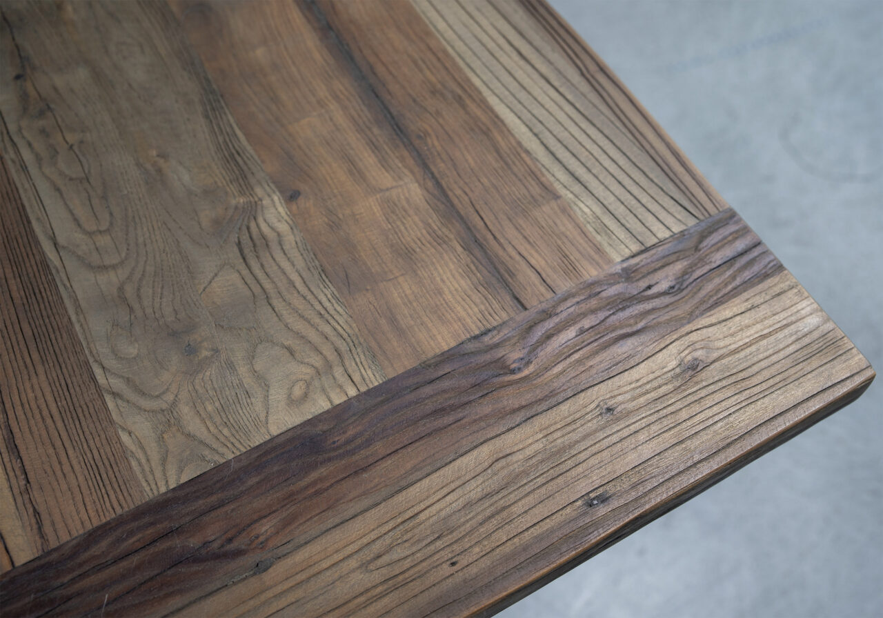 Trestle Dining Table, Close Up