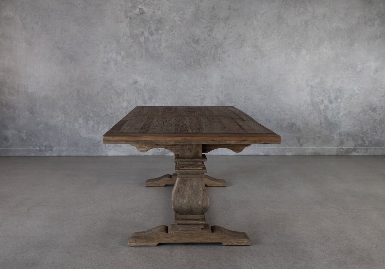 Trestle Dining Table, Side