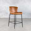 Glam Counter Stool in L.Brown, Angle