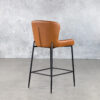 Glam Counter Stool in L.Brown-Back