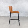 Glam Counter Stool in L.Brown, Side