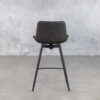 Hype Swivel Counter Stool in Grey, Back