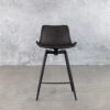 Hype Swivel Counter Stool in Grey, Front