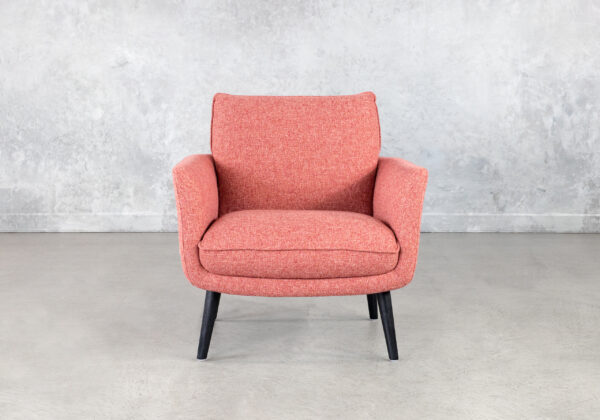 Layla Accent in Coral, Front