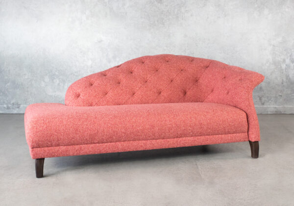 Ava Chair in Coral, Angle Ava Chair in Coral, Angle
