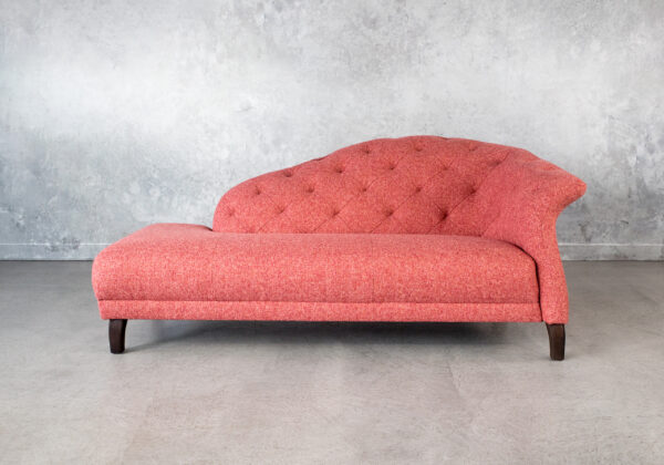 Ava Chair in Coral, Front