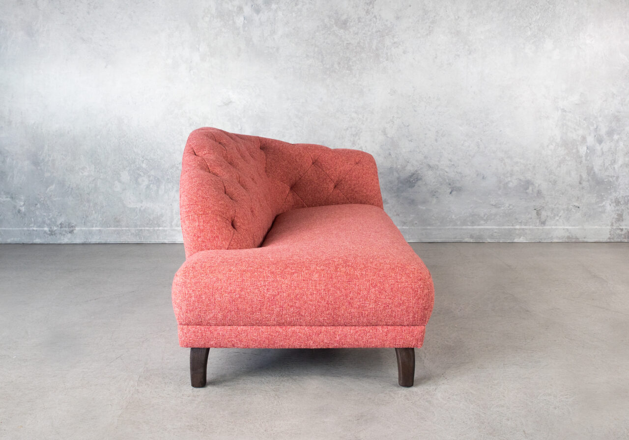 Ava Chair in Coral, Side