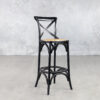 Avenue Bar Stool in Black, Angle
