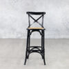 Avenue Bar Stool in Black, Front