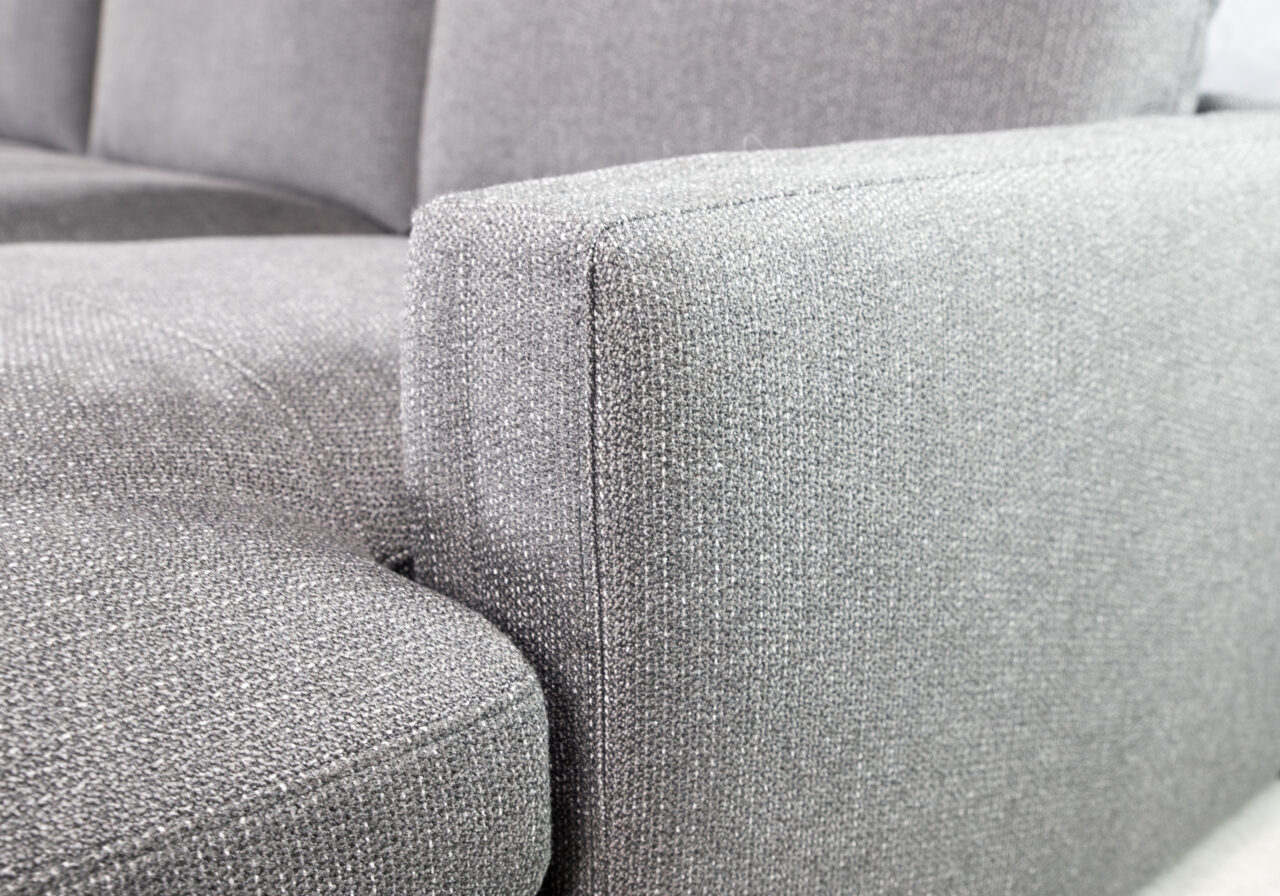 Bruce Sectional, Detail, Grey