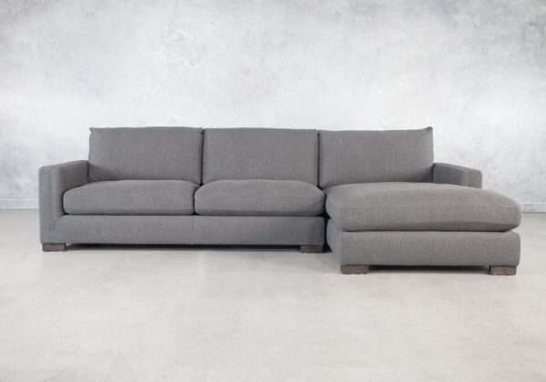 Bruce Sectional in Grey, Front - SR