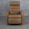 Regent Recliner in Vintage Tan. Front