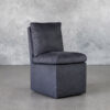 Maria Dining Chair in F180 Grey, Angle