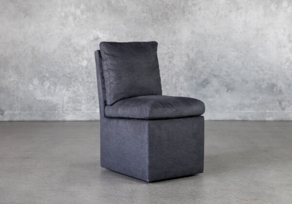 Maria Dining Chair in F180 Grey, Angle