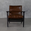 Ronan Chair in Dark Cognac, Front