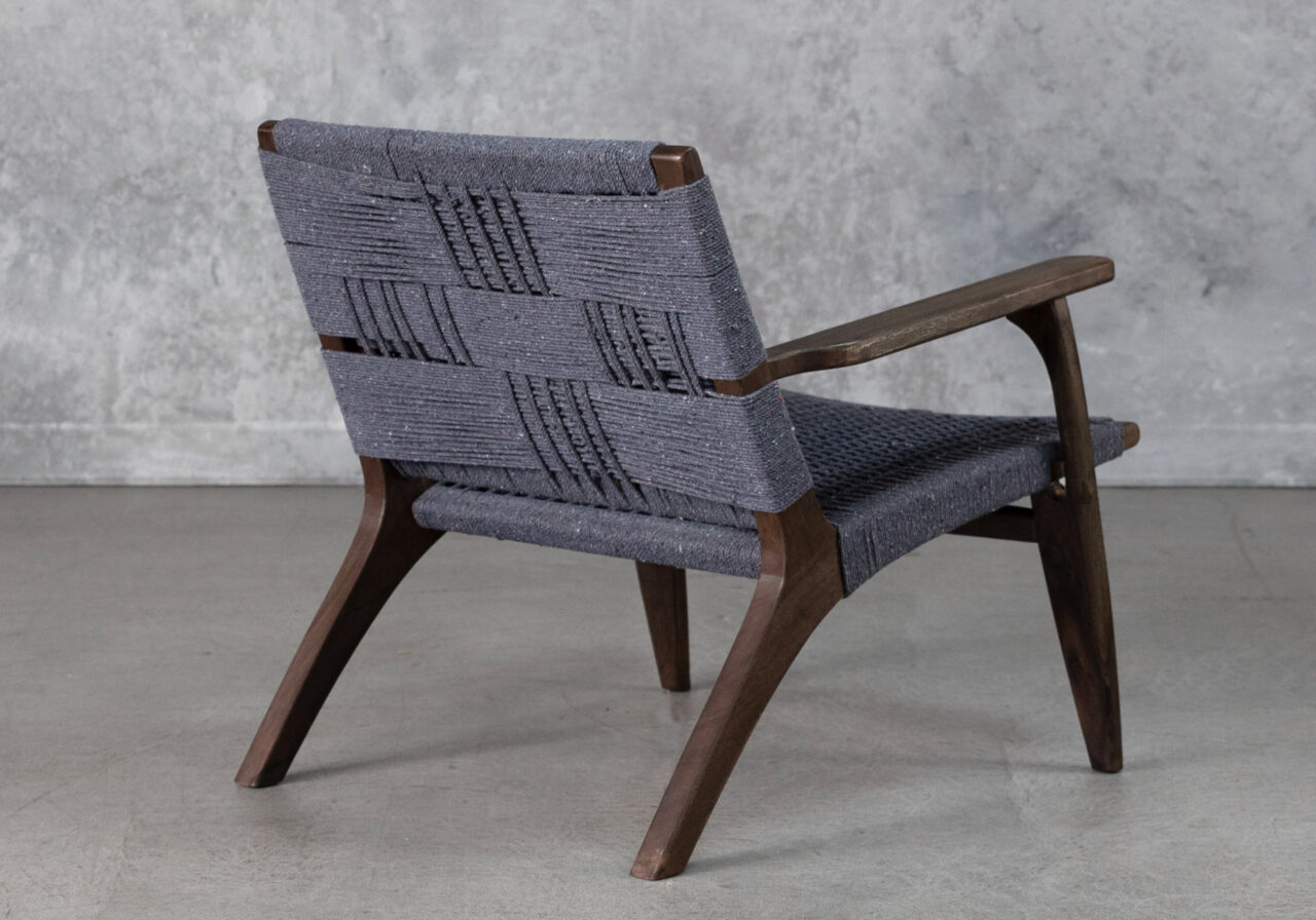 Sahara Chair in Denim, Back