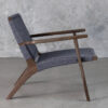 Sahara Chair in Denim, Side