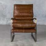 Frank Brown Accent Chair - Front