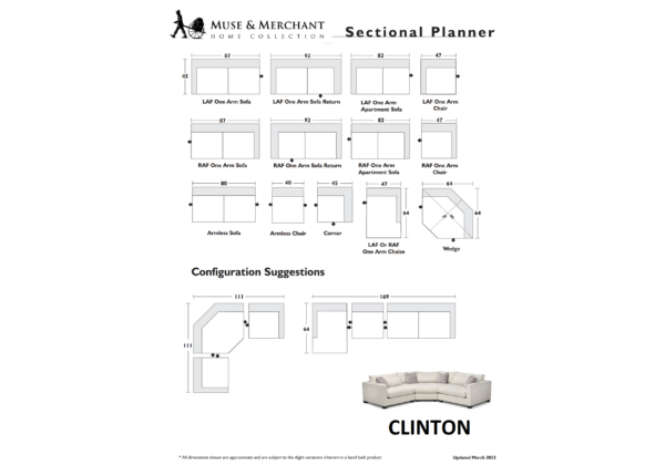 Clinton Sectional Planner