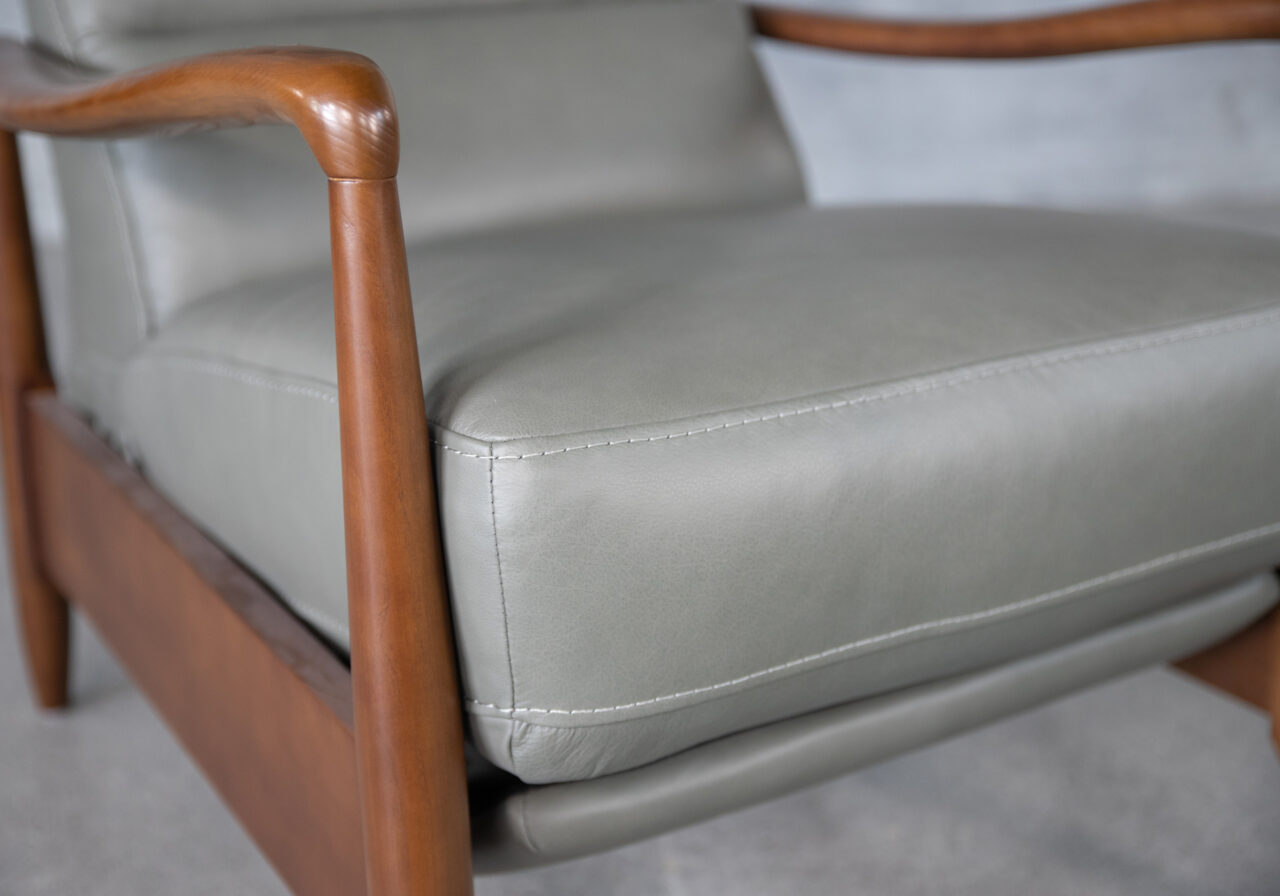 Hanford Recliner Slate Detail