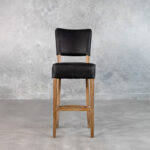 Teton-Barstool-Black-Leather-Front