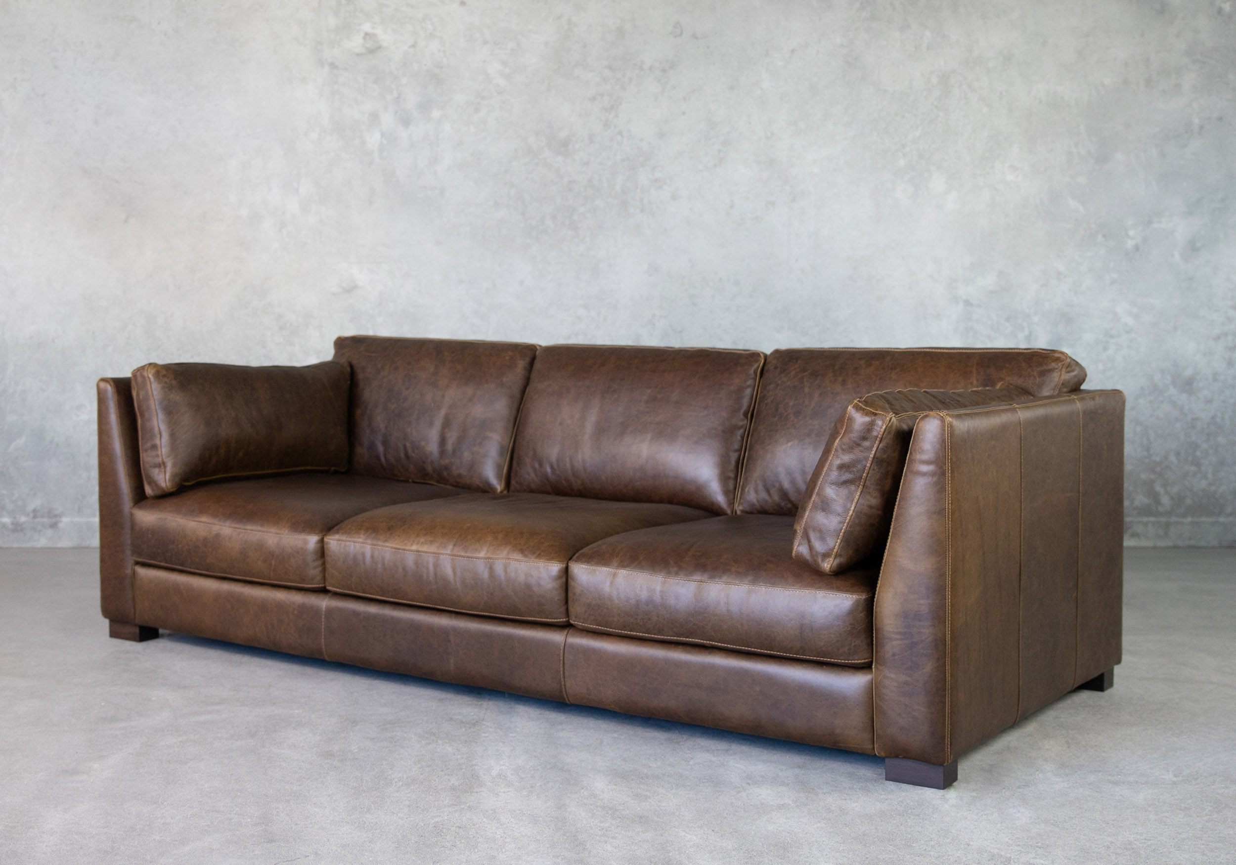 lorenzo leather sofa angle